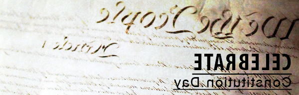 Constitution Day page title graphic.